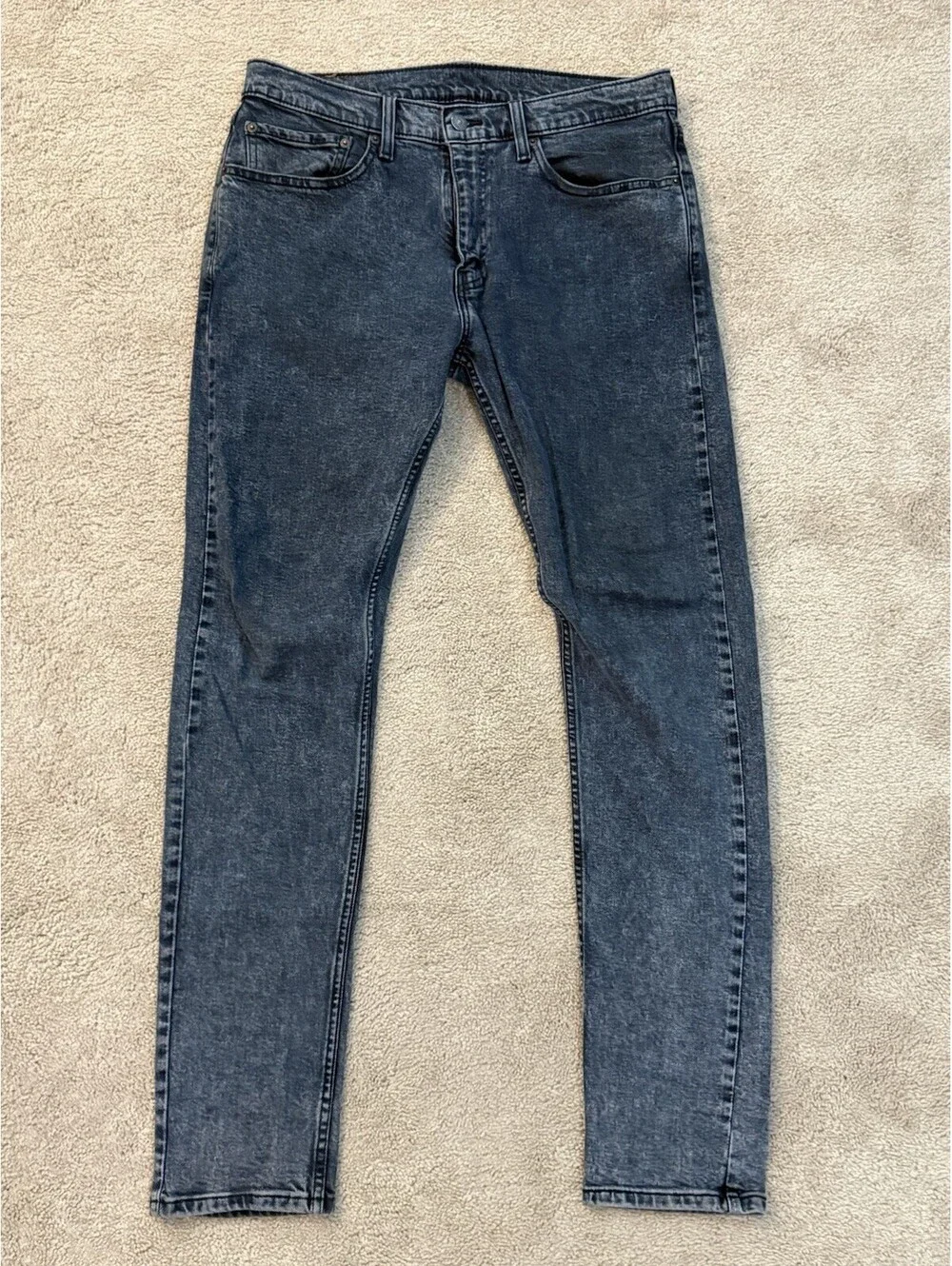 Levi’s 512 Slim Taper Jeans Men’s W34 L34 Gray Wash Stretch Denim Pants